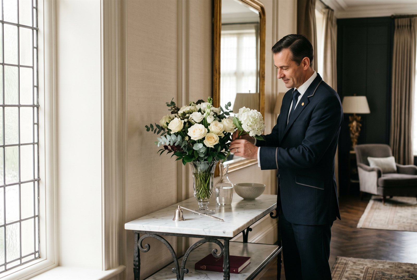 A dedicated MJIC concierge attending to a private residence
