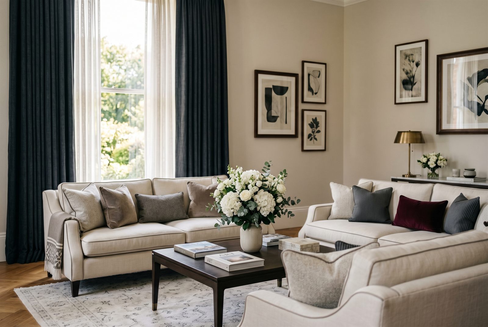 A guest-ready interior